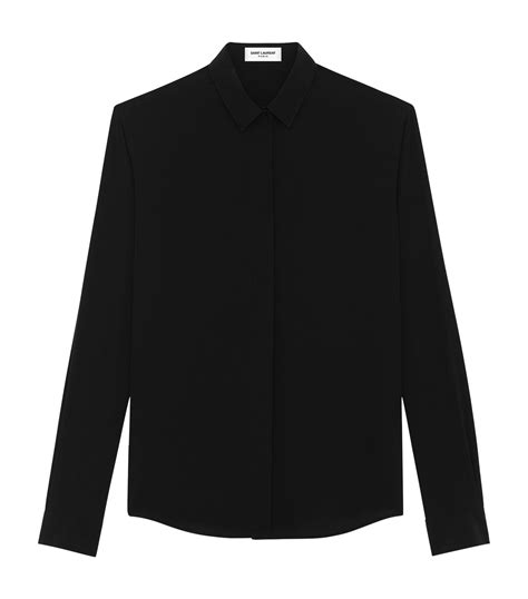 ysl silk shirt